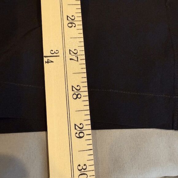 Norma Kamali 100% Silk Black Button Front Blouse Dolman Sleeve Size Medium - Picture 8 of 10